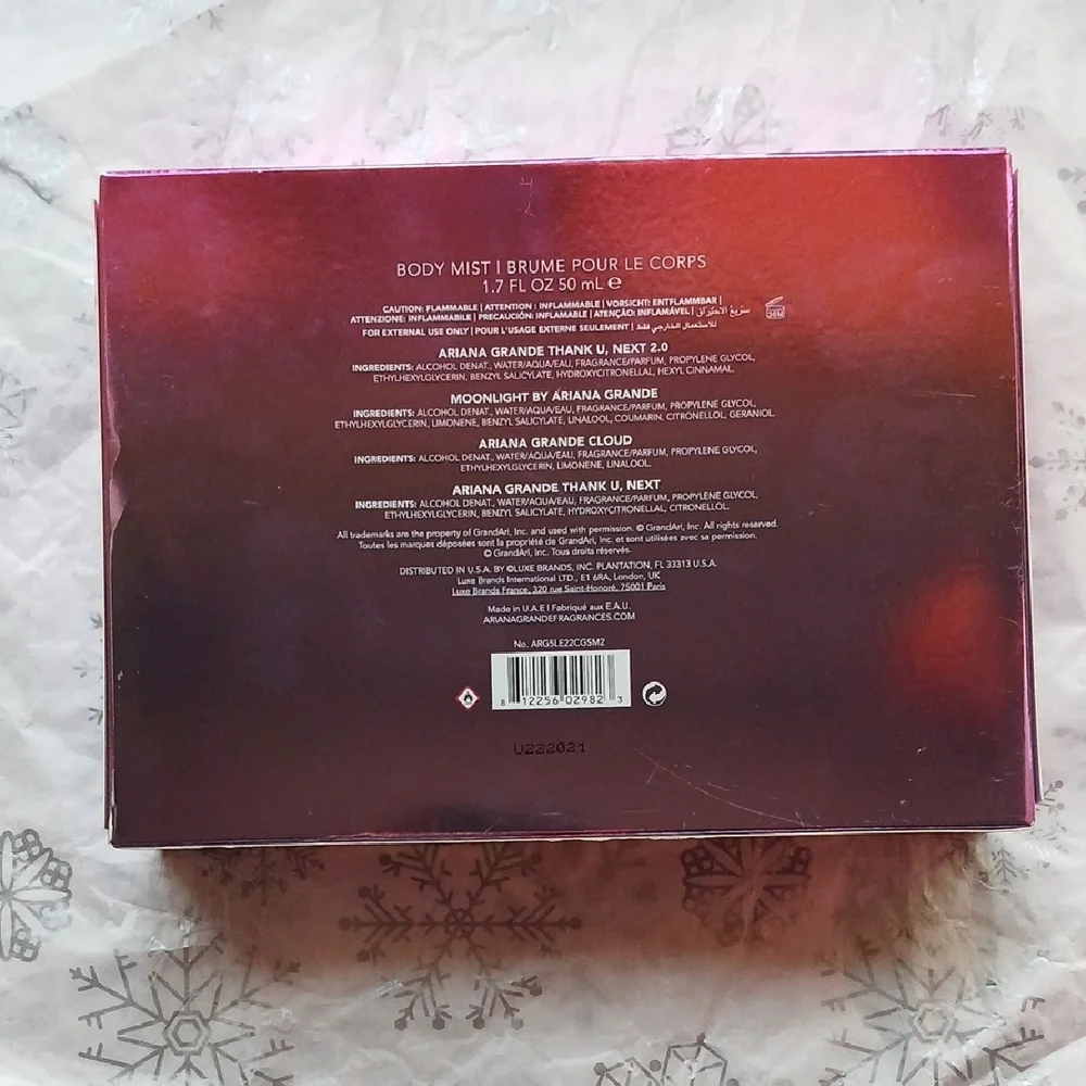 Ariana Grande Gift Set